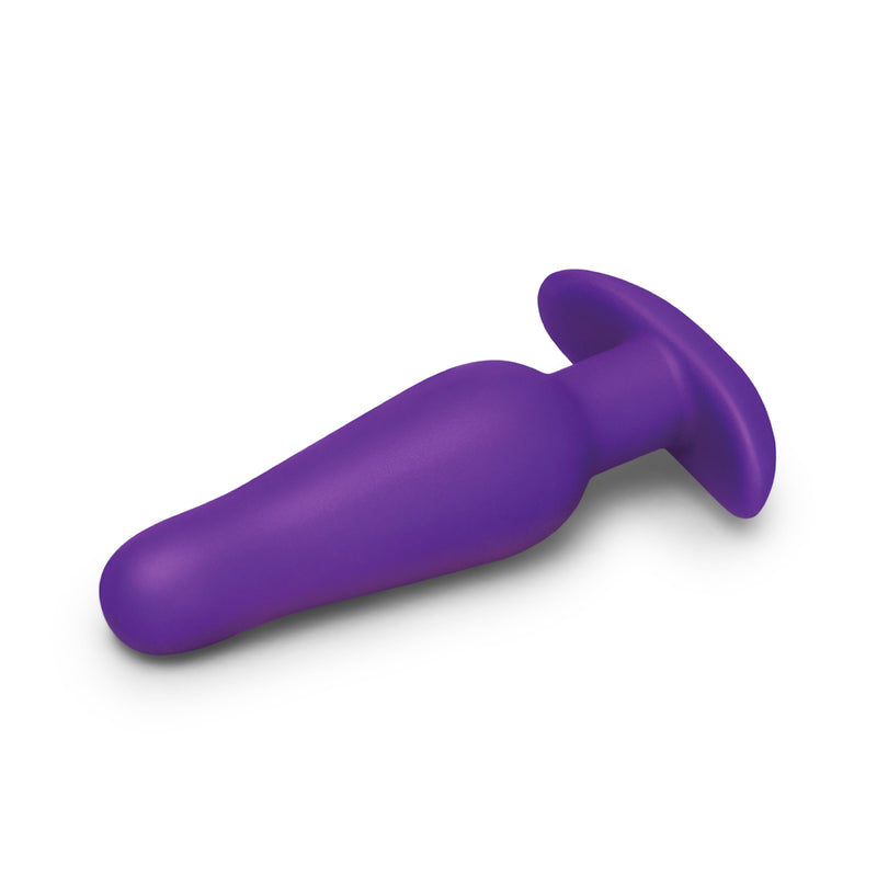 Load image into Gallery viewer, b-Vibe Butties Rookie Beginner Silicone Butt Plug Purple
