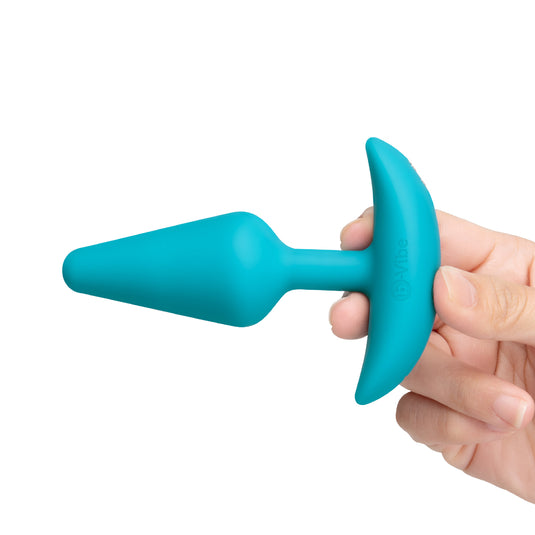 b-Vibe Butties Anal Training 2 Piece Bundle Remote Control Butt Plugs Blue Orange