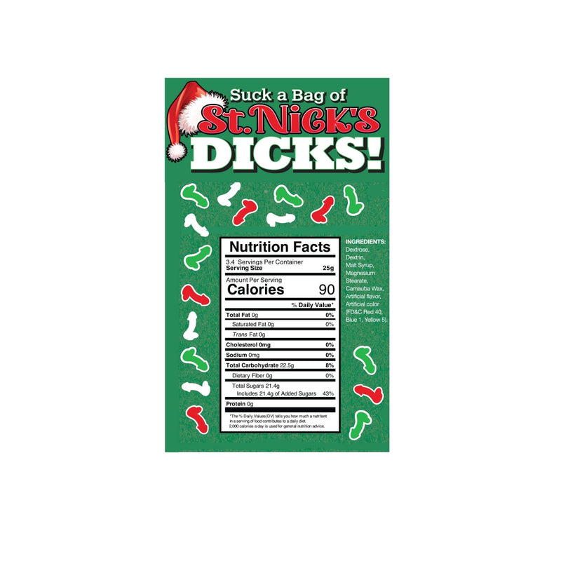 Load image into Gallery viewer, Little Genie Suck A Bag Of St. Nick's Dicks Candy 85g
