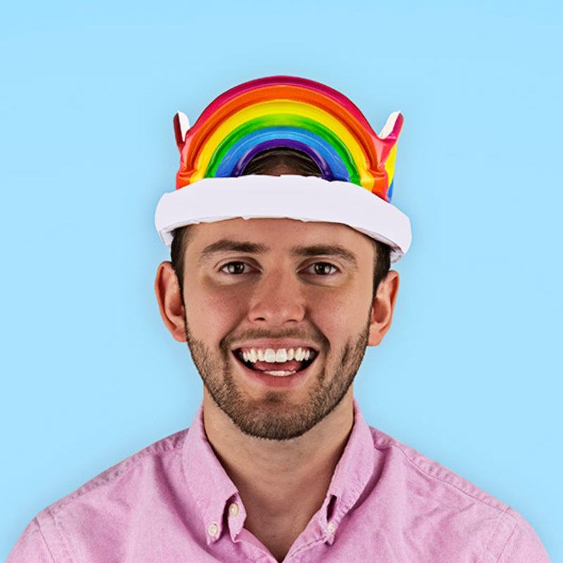 Load image into Gallery viewer, Gift Republic Inflatable Rainbow Crown
