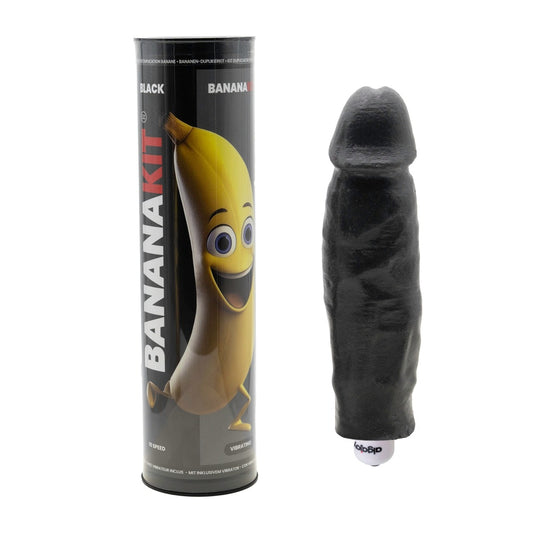 Banana Kit Penis Moulding Kit With Vibrator Black