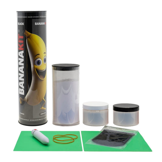 Banana Kit Penis Moulding Kit With Vibrator Black
