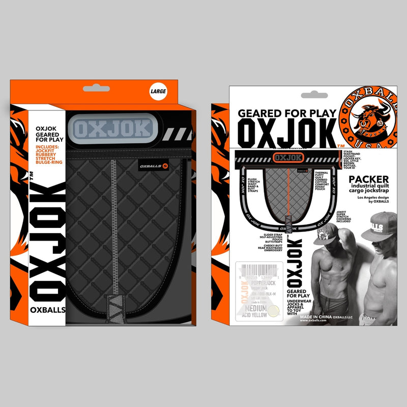 Load image into Gallery viewer, Oxballs Ox Jok Packer Jock Strap Black Puff
