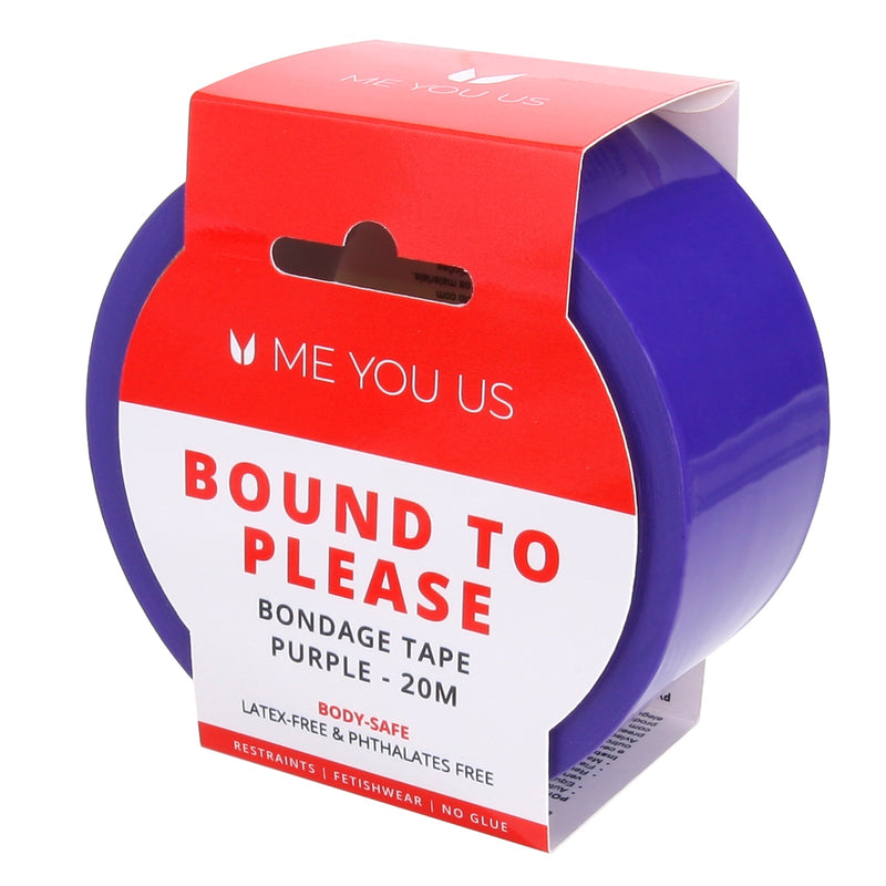 Load image into Gallery viewer, Me You Us Bound To Please Bondage Tape Purple 20m
