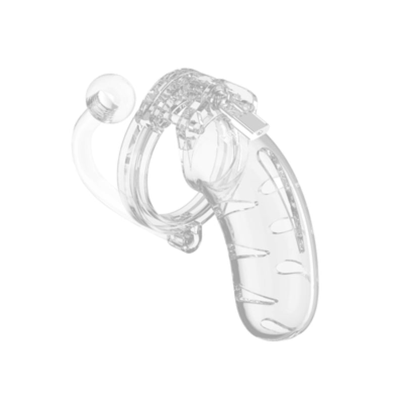 Load image into Gallery viewer, Man Cage Chastity Cock Cage With Plug Model 11 4.5 Inch / 11.5cm
