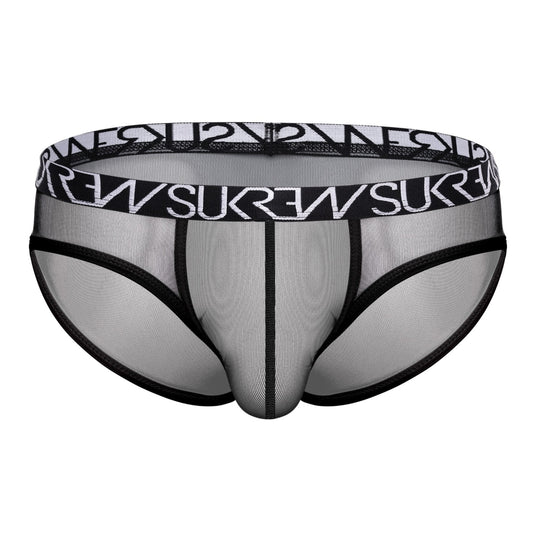Sukrew Sheer Low Rise Brief Underground Black