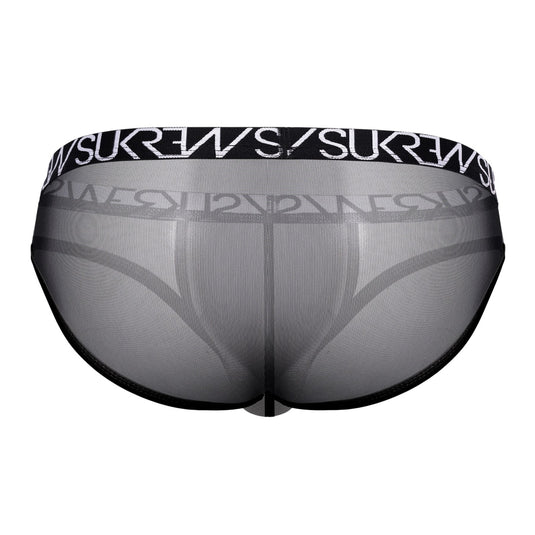 Sukrew Sheer Low Rise Brief Underground Black