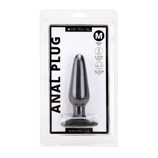 Me You Us Anal Plug Black Medium