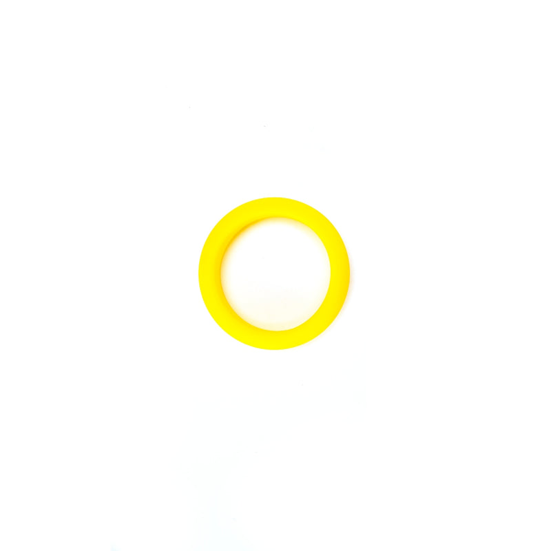 Load image into Gallery viewer, Me You Us Silicone Cock Ring Yellow 42mm
