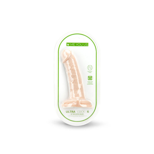 Me You Us Ultra Cock Realistic Dildo 6 Inch