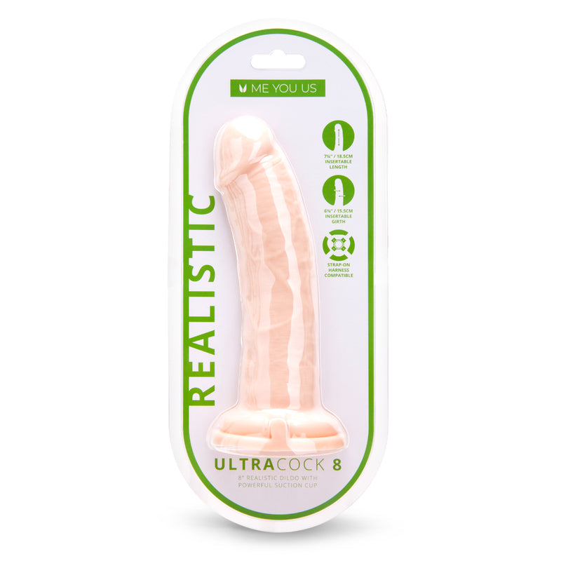 Load image into Gallery viewer, Me You Us Ultra Cock Realistic Dildo 8 Inch
