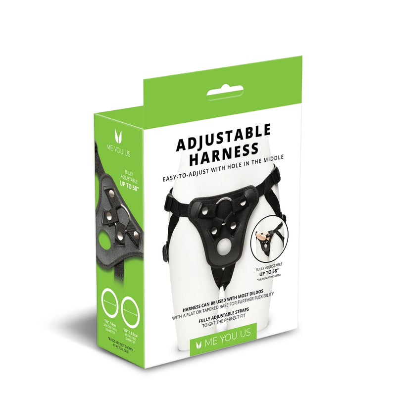 Load image into Gallery viewer, Me You Us Adjustable Harness Black
