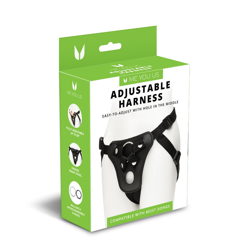 Load image into Gallery viewer, Me You Us Adjustable Harness Black
