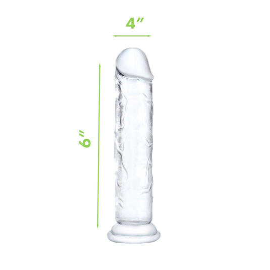 Me You Us Ultra Cock Jelly Dong Clear 6 Inch