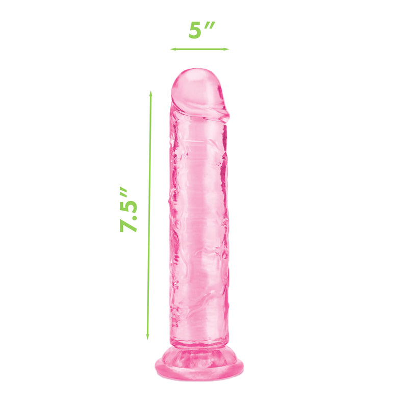 Load image into Gallery viewer, Me You Us Ultra Cock Jelly Dong Pink 7.5 Inch
