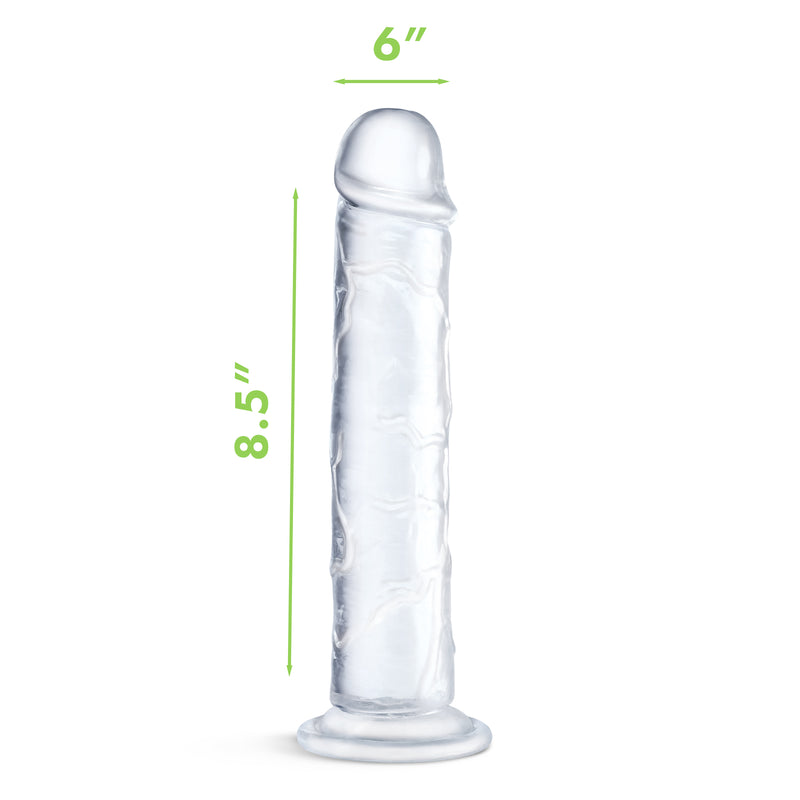 Load image into Gallery viewer, Me You Us Ultra Cock Jelly Dong Clear 8.5 Inch
