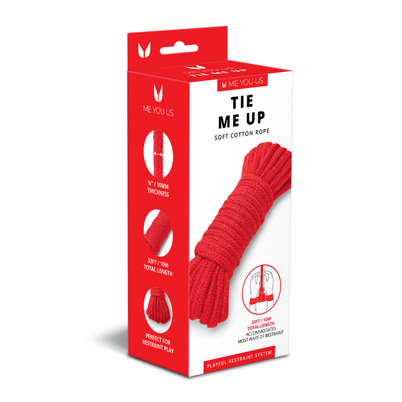 Load image into Gallery viewer, Me You Us Tie Me Up Soft Cotton Rope Red 10m

