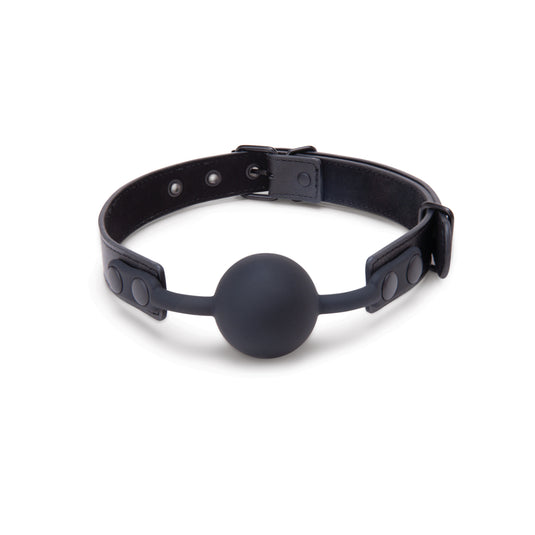 Me You Us Hush Silicone Ball Gag Black
