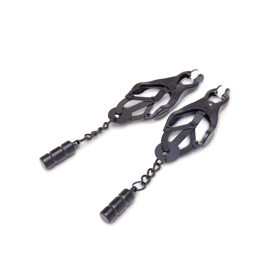 Me You Us Clover Nipple Clamps Black