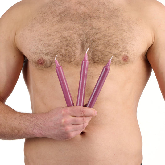 Me You Us Drip Candles 3 Pack Purple