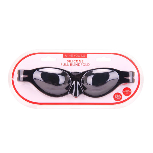Me You Us Silicone Full Blindfold Black