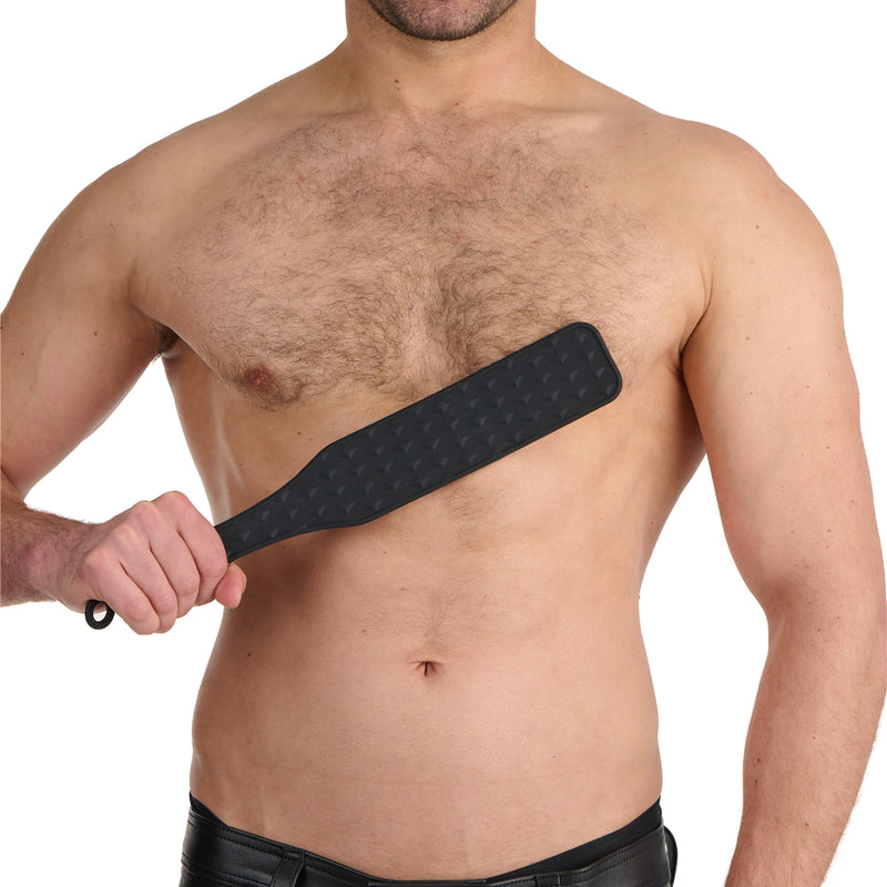 Load image into Gallery viewer, Me You Us Silicone Paddle Black
