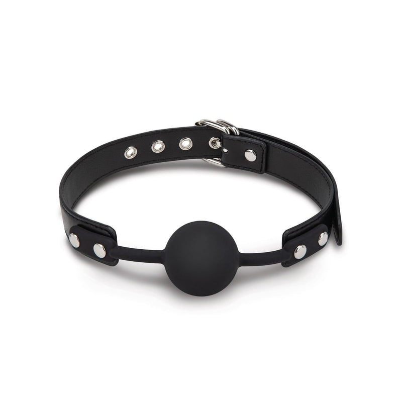 Load image into Gallery viewer, Me You Us Silicone Ball Gag Black

