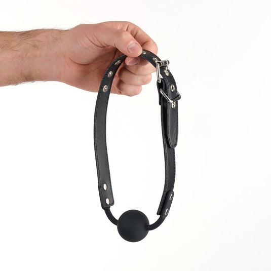 Me You Us Silicone Ball Gag Black