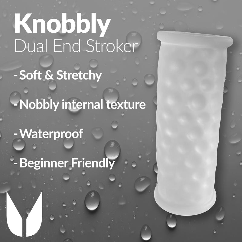Load image into Gallery viewer, Me You Us Knobbly Dual End Stroker
