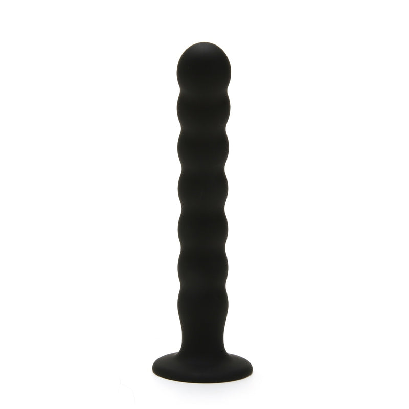 Load image into Gallery viewer, Me You Us Ripple G-Spot Dildo Black 8 Inch
