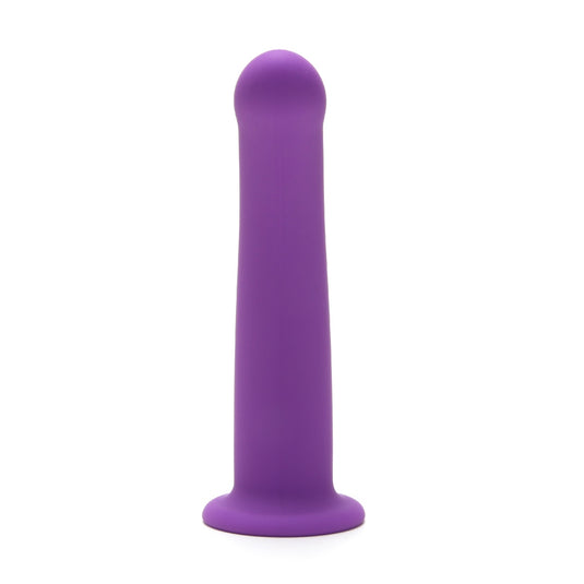 Me You Us Curved Dildo Purple 7 Inch
