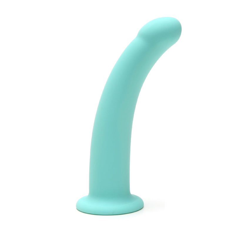 Load image into Gallery viewer, Me You Us Curved Dildo Aqua 7 Inch
