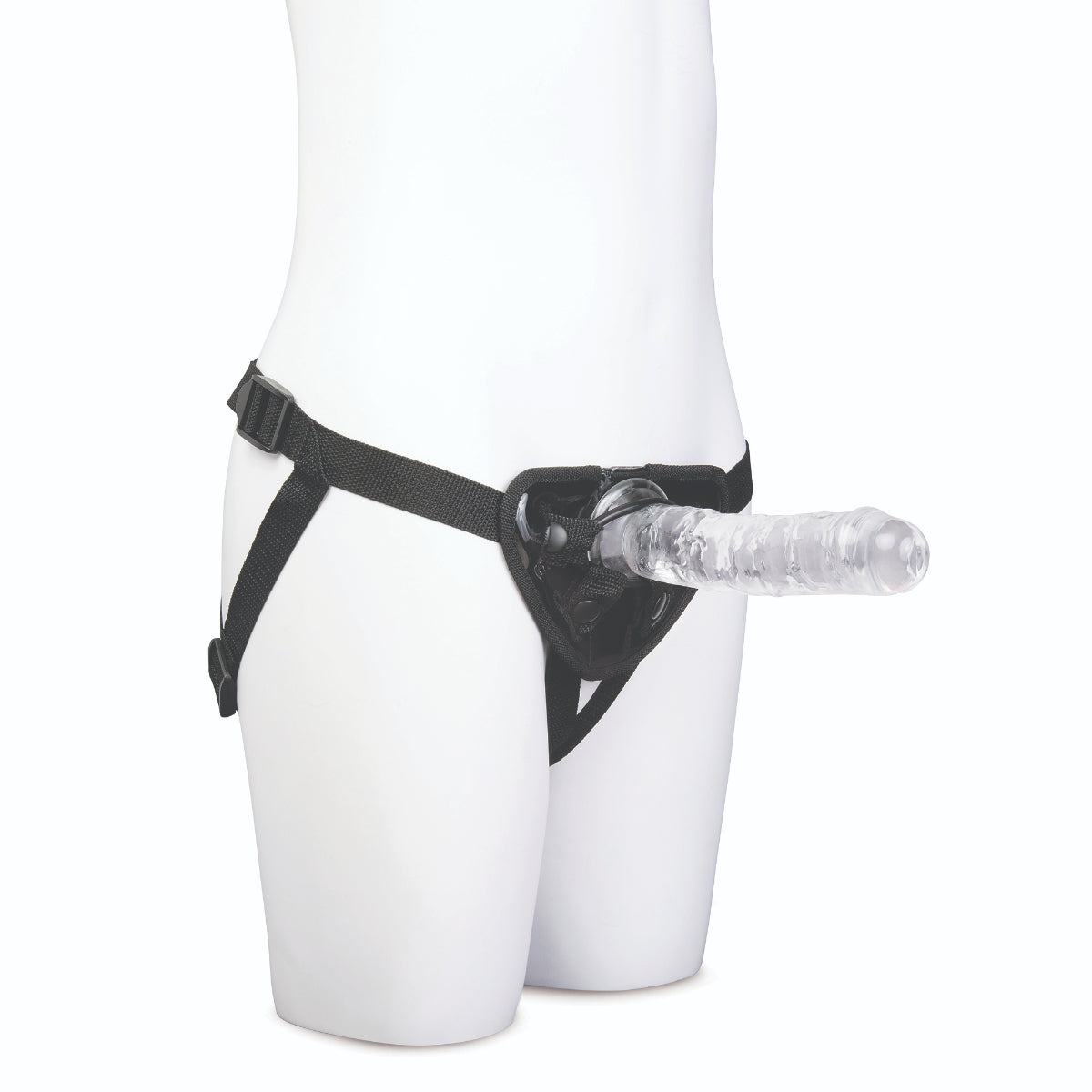 Me You Us Complete Strap On Harness Kit With Dildos Black Clear