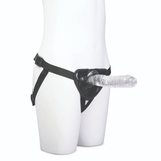 Me You Us Complete Strap On Harness Kit With Dildos Black Clear