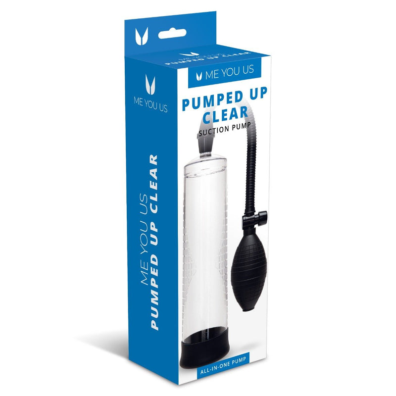 Load image into Gallery viewer, Me You Us Pumped Up Clear Suction Penis Pump
