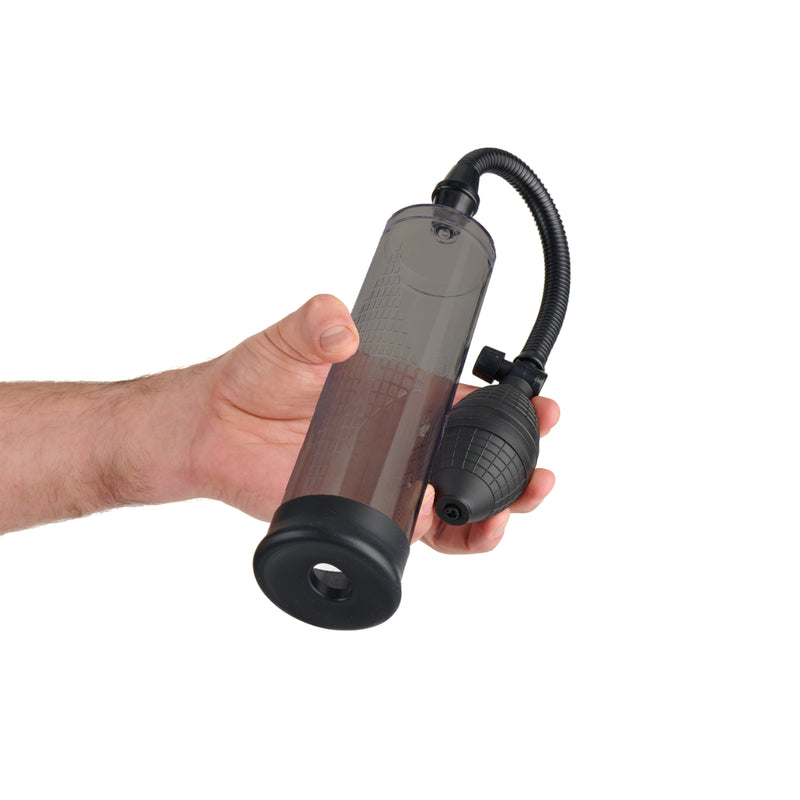 Load image into Gallery viewer, Me You Us Pumped Up Black Suction Penis Pump
