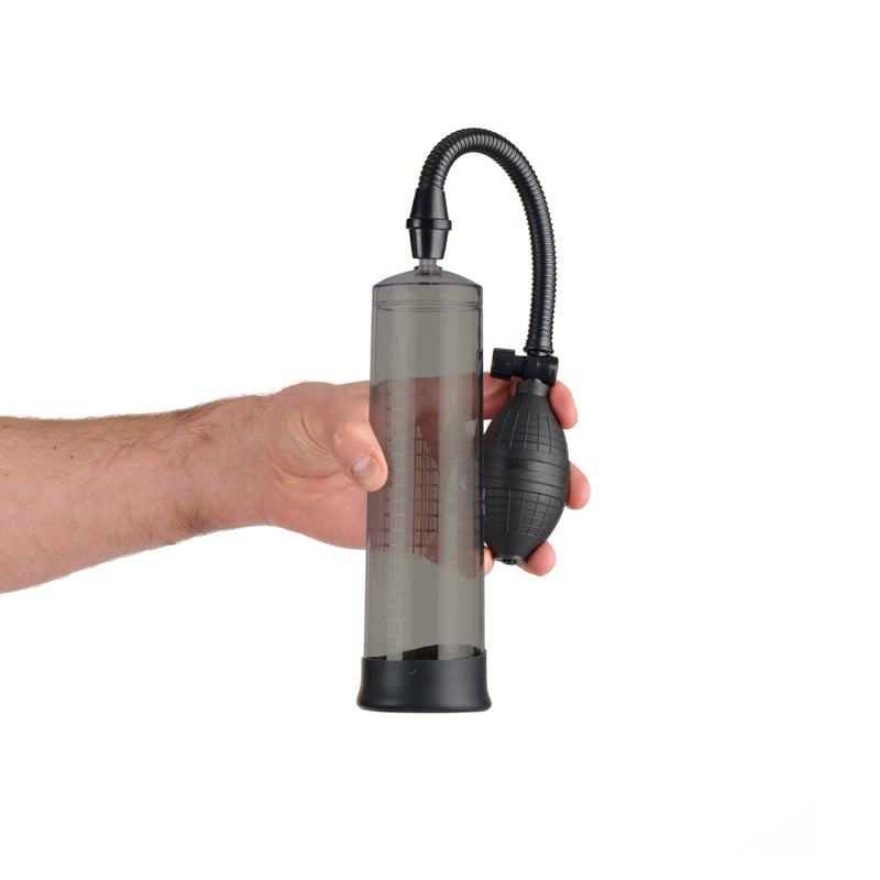 Load image into Gallery viewer, Me You Us Pumped Up Black Suction Penis Pump
