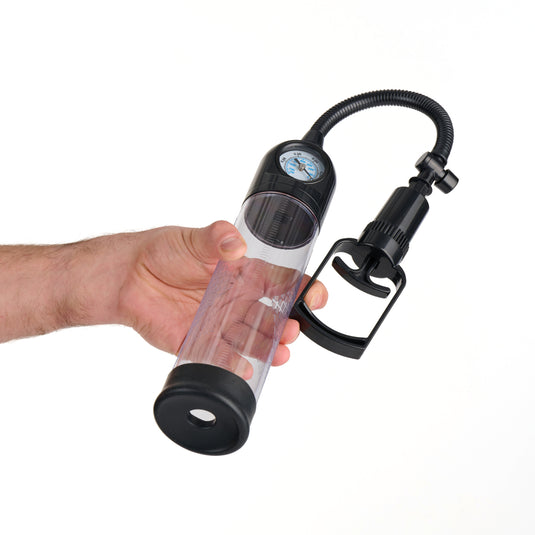 Me You Us Gauge It Suction Penis Pump Clear