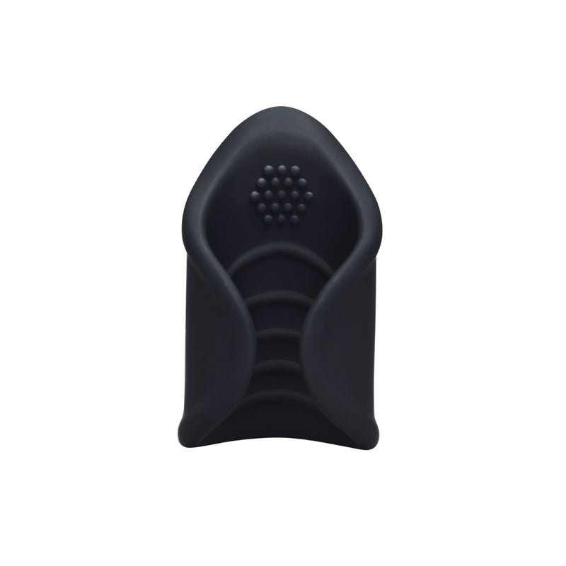 Load image into Gallery viewer, Me You Us Signature The Vibrating Open Stroker Black
