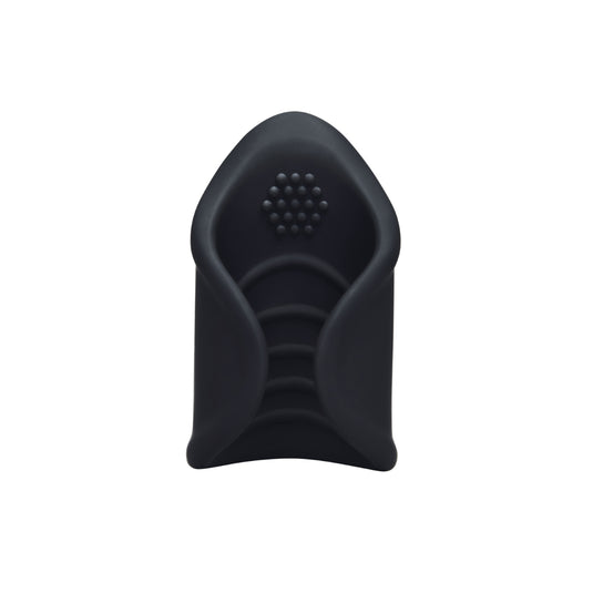 Me You Us Signature The Vibrating Open Stroker Black