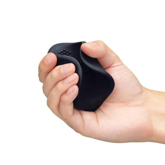 Me You Us Signature The Vibrating Open Stroker Black
