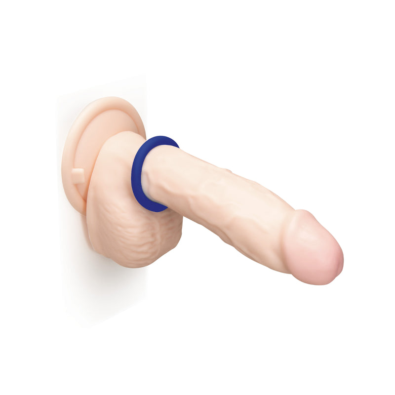 Load image into Gallery viewer, Me You Us Signature The Chubby Cock Ring 3 Pack Blue
