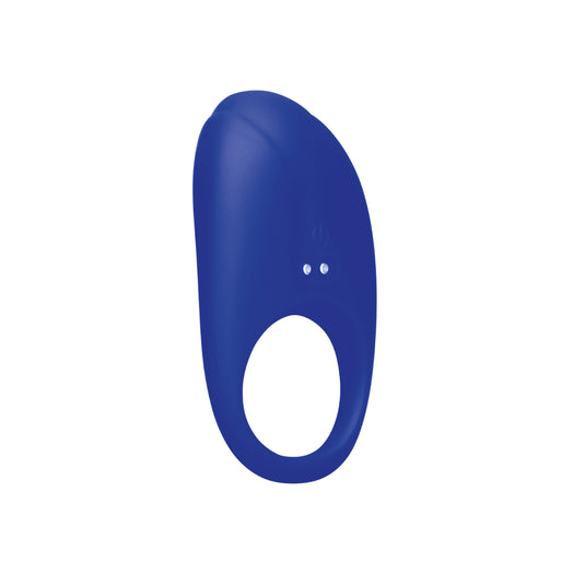 Me You Us Signature The Vibrating Couples Cock Ring Blue