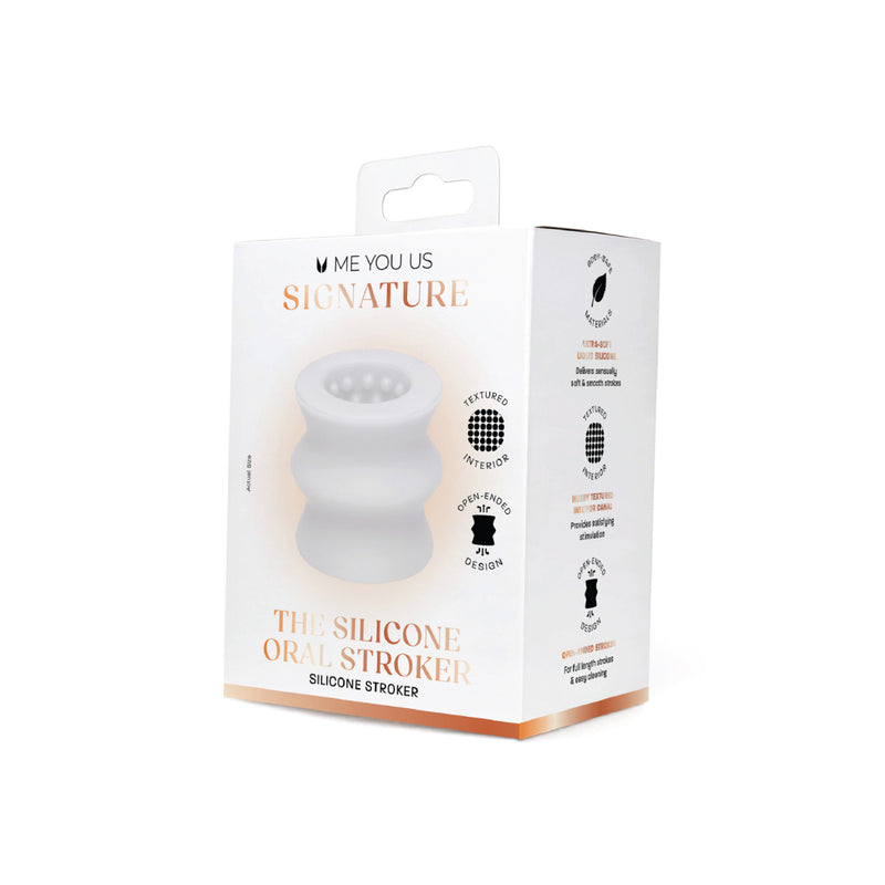 Load image into Gallery viewer, Me You Us Signature The Silicone Oral Stroker Clear
