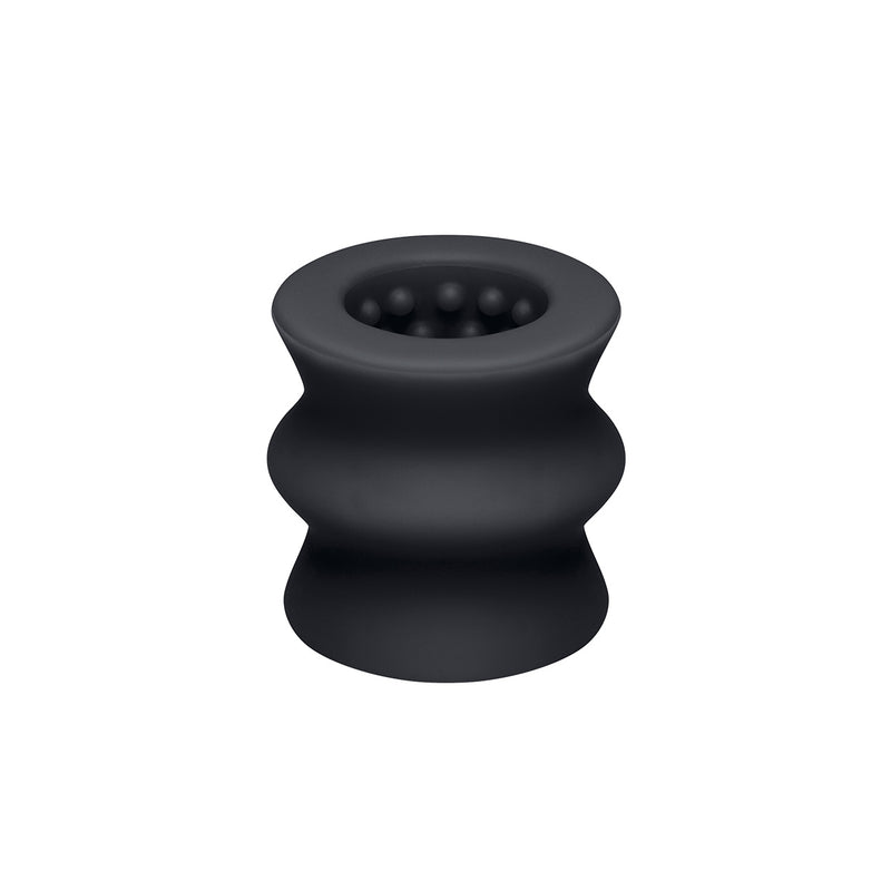 Load image into Gallery viewer, Me You Us Signature The Silicone Oral Stroker Black
