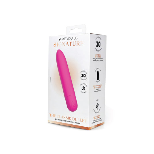 Me You Us Signature The Classic Bullet Vibrator Pink
