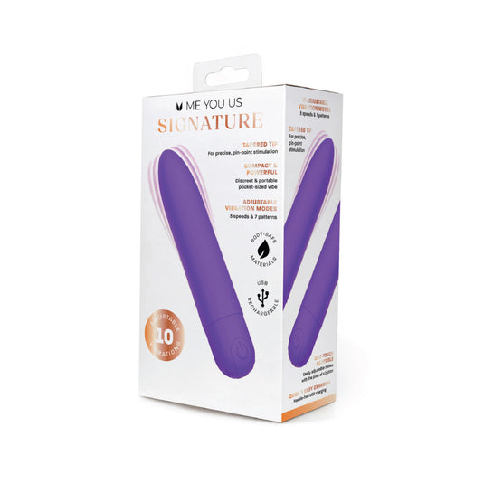 Me You Us Signature The Classic Bullet Vibrator Purple