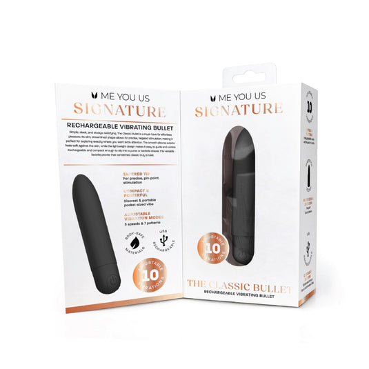 Me You Us Signature The Classic Bullet Vibrator Black