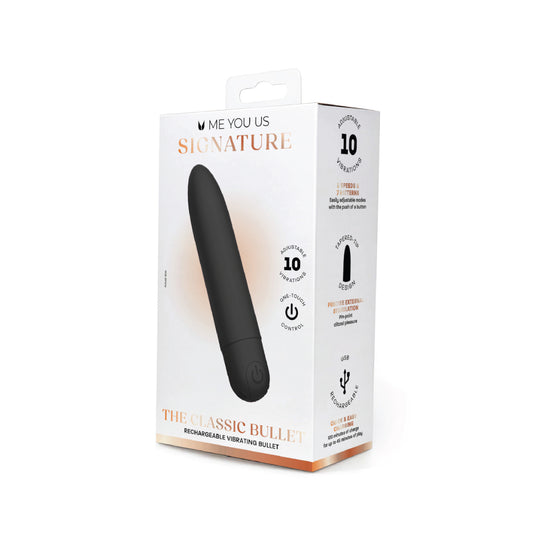 Me You Us Signature The Classic Bullet Vibrator Black