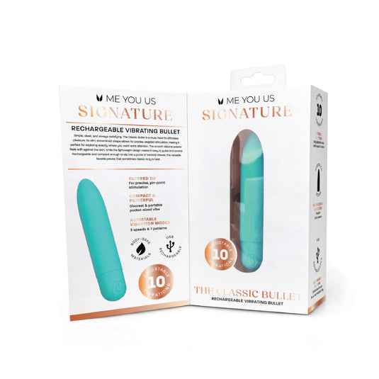 Me You Us Signature The Classic Bullet Vibrator Teal
